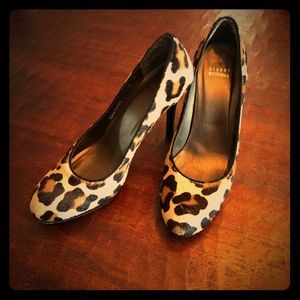 {Stuart Weitzman} Leopard Heels
